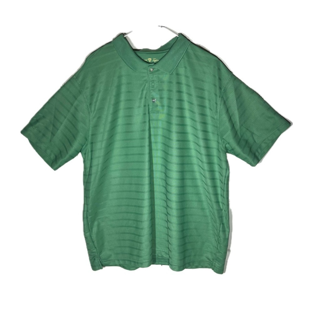 David Taylor - Men’s Golf Shirt Collared Polo - Green - Size XL